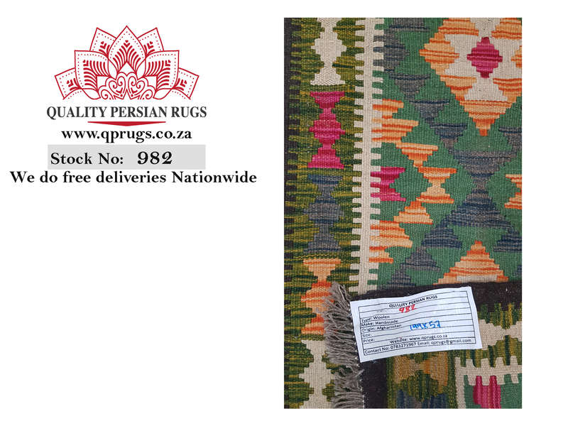 Beautiful Afghan Maimana kilim 199 x 57cm