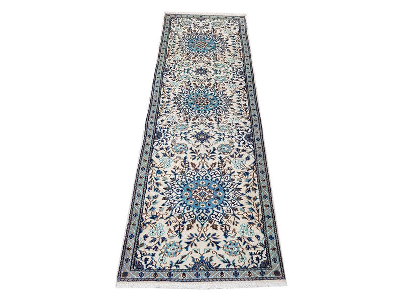 Beautiful Fine Nain Persian Carpet 295 x 80 CM