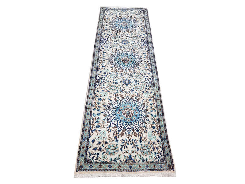 Beautiful Fine Nain Persian Carpet 295 x 80 CM