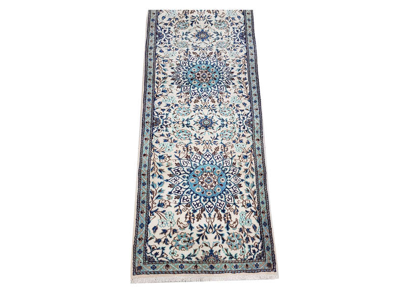 Beautiful Fine Nain Persian Carpet 295 x 80 CM