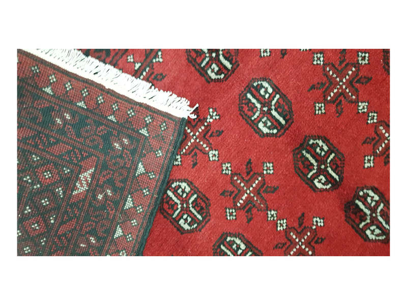 Incredible Red Afghan Carpet 200 x 150 cm