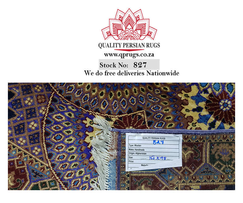 Gorgeous Peacock design Afghan Ariana  Carpet 150 X 98 cm