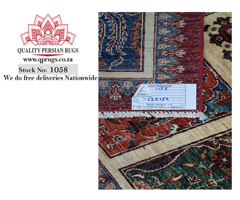 Fine Afghan Ariana Carpet 223 X 152 cm