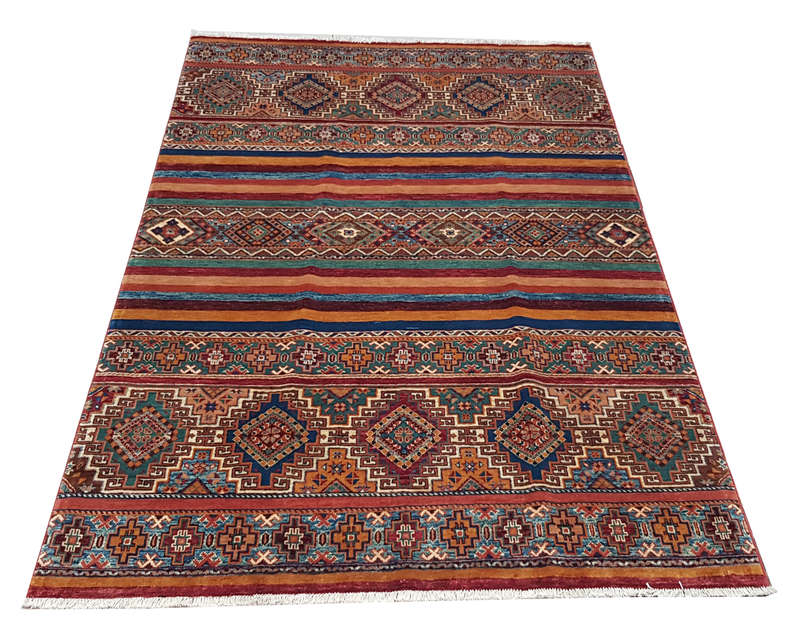 Beautiful Afghan Ariana Carpet 205 X 155cm