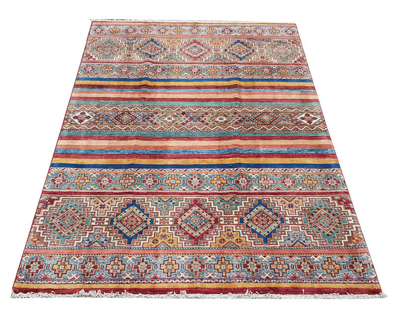 Beautiful Afghan Ariana Carpet 205 X 155cm
