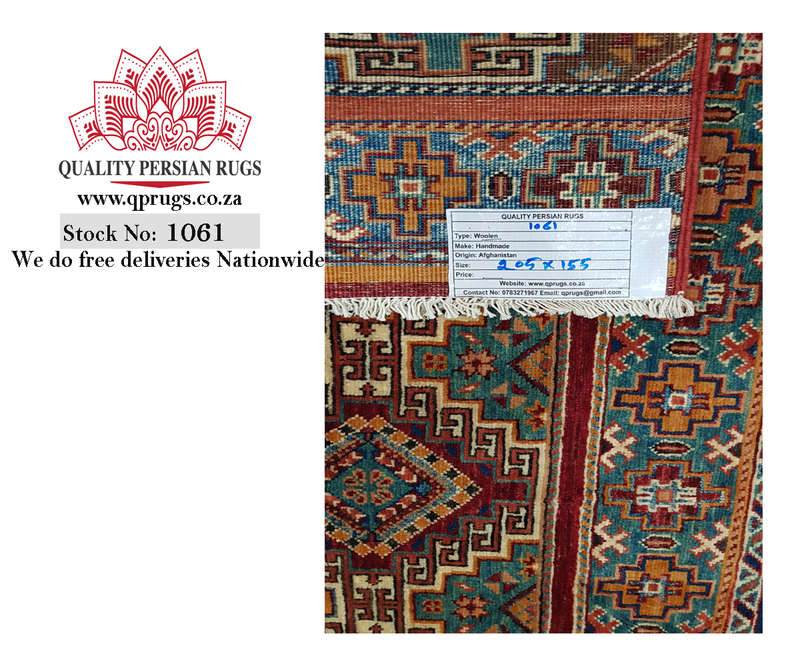 Beautiful Afghan Ariana Carpet 205 X 155cm