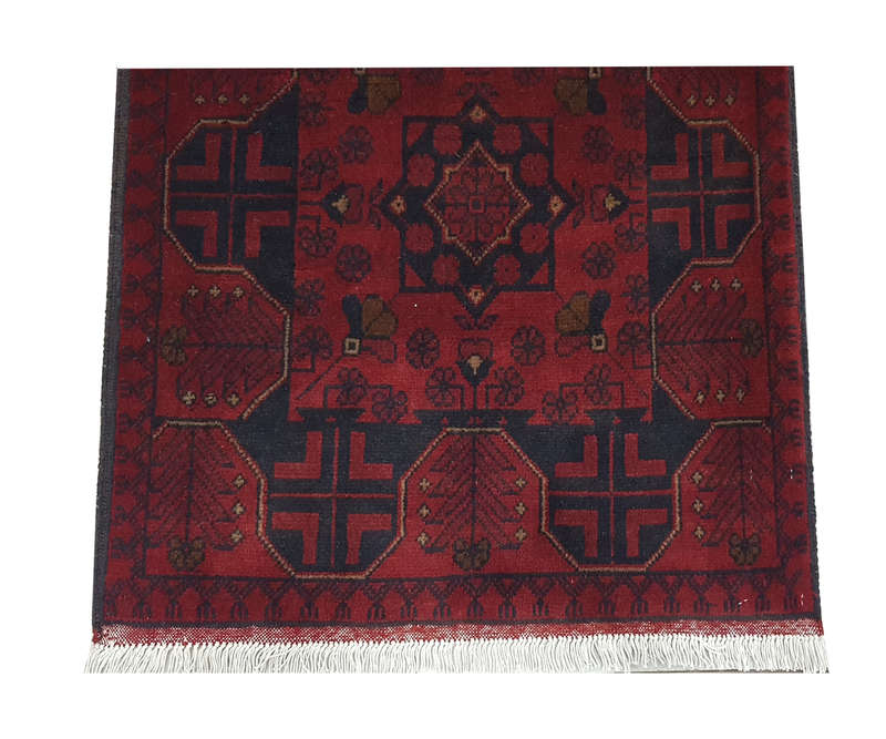 Gorgeous Afghan Turkman carpet 124 x 77cm