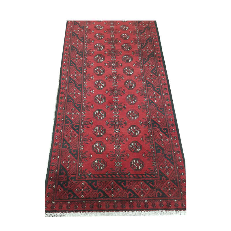 Gorgeous Red Afghan Carpet 770 x 81 cm