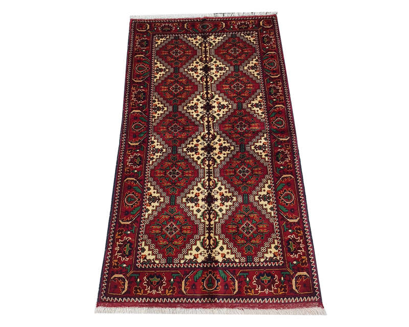 Beautiful Afghan Marinoos Carpet 183 X 89cm