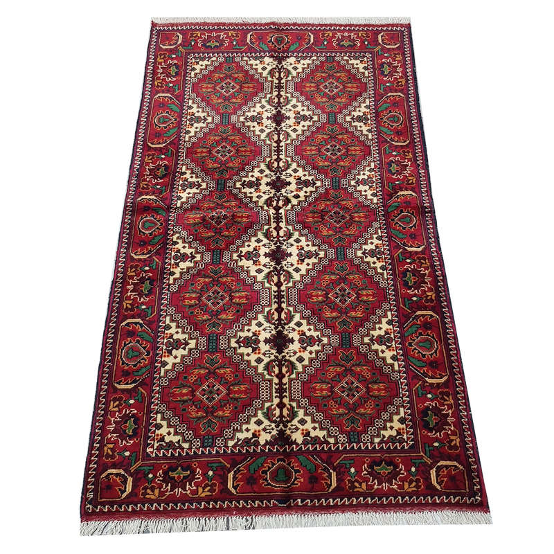 Beautiful Afghan Marinoos Carpet 183 X 89cm