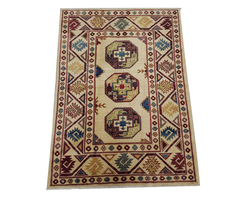 Beautiful Afghan Kunduz Carpet 125 x 84 cm