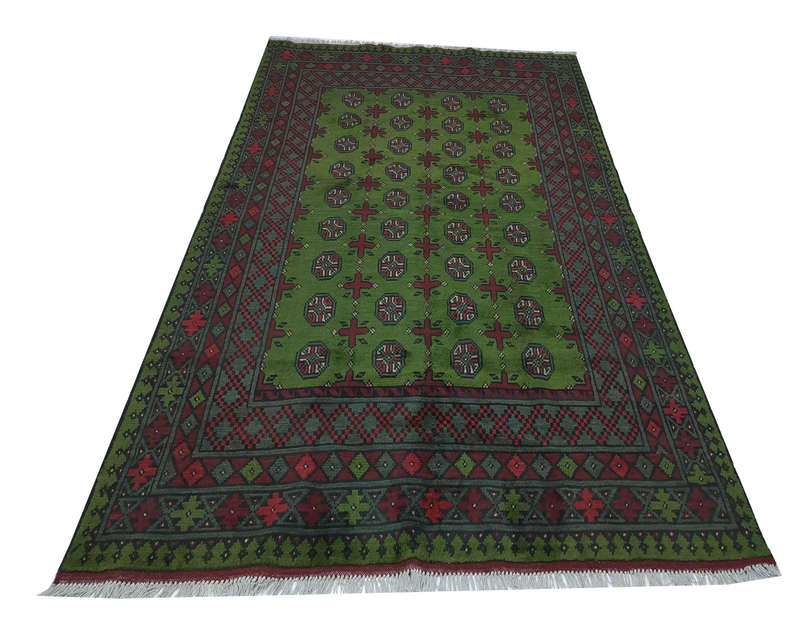 Beautiful Afghan Kunduz Carpet 239 x 157 cm