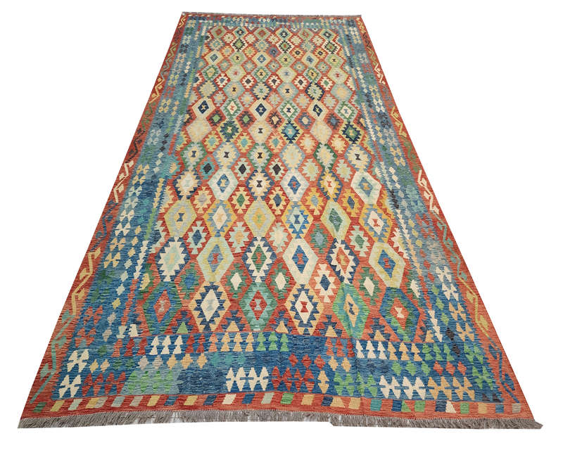 Beautiful Afghan Choubi kilim 498 X 300 cm