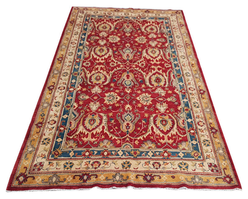 Stunnig Afghan Handmade Kazaq Carpet 295 X 197cm