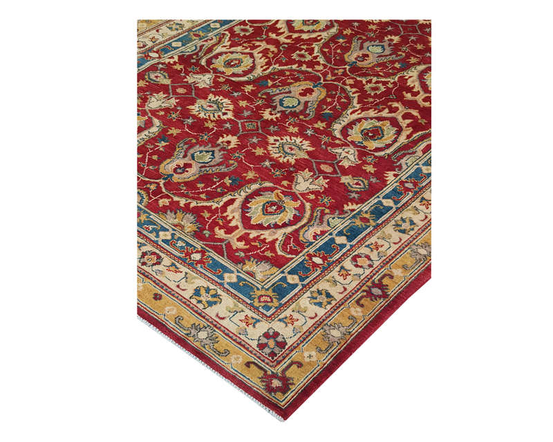 Stunnig Afghan Handmade Kazaq Carpet 295 X 197cm
