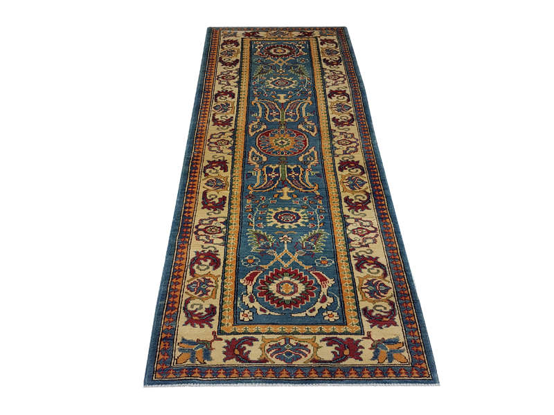 Fine Afghan Ariana Carpet 306 x 91cm