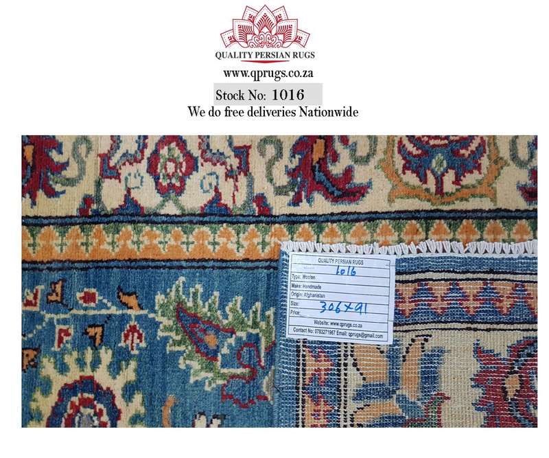 Fine Afghan Ariana Carpet 306 x 91cm