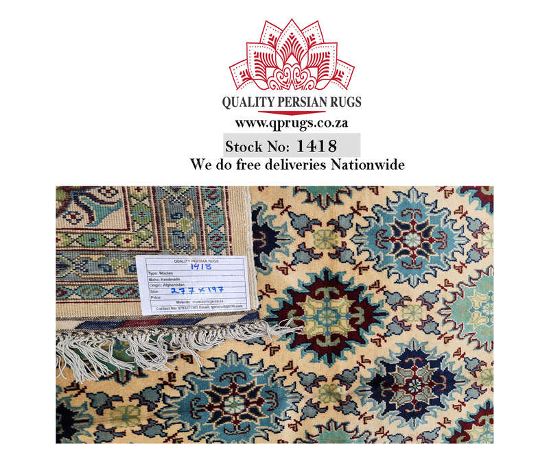 Fine Afghan Ariana Carpet 277 x 197 cm