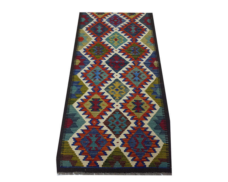 Gorgeous Afghan Maimana kilim 189 x 67 cm
