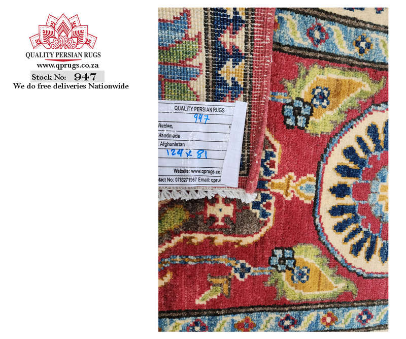 Stunning Afghan ArianaChoubi Carpet 124 x 81cm