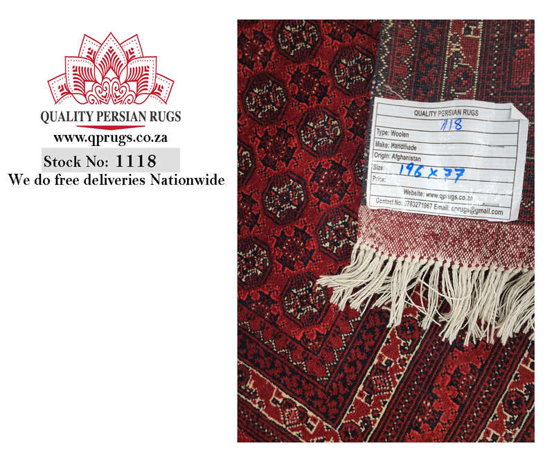 FINE QUALITY BELJIC CARPET 196 x 77 cm
