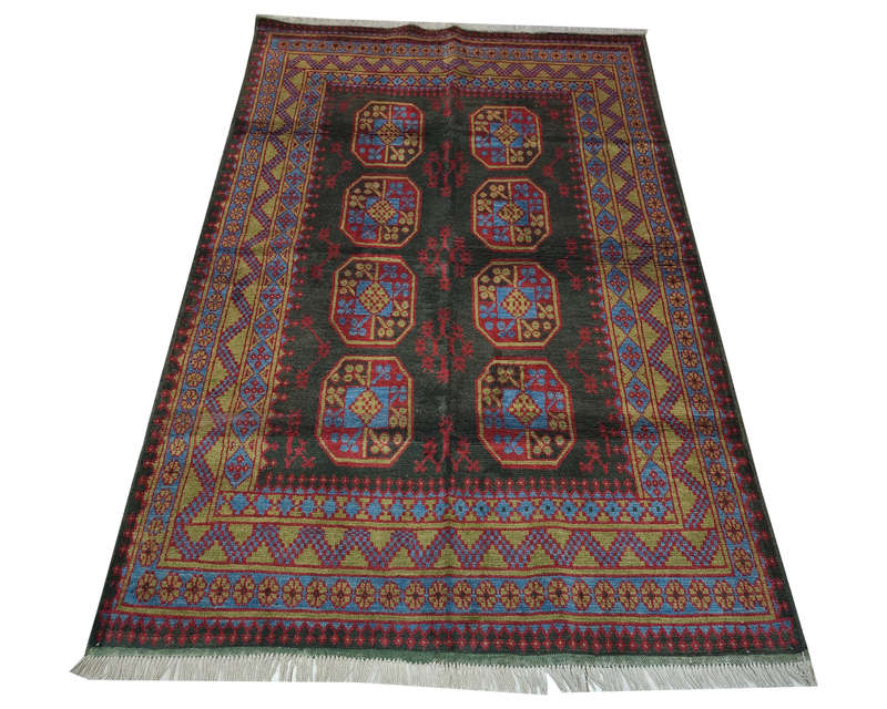 Fine Afghan Kunduz Carpet 195 x 149 cm