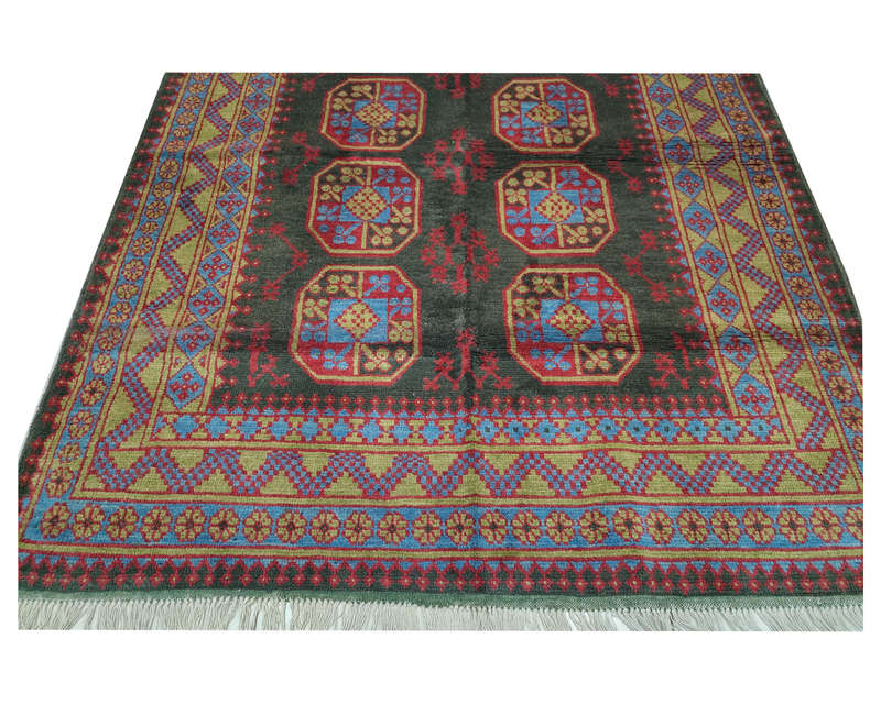 Fine Afghan Kunduz Carpet 195 x 149 cm