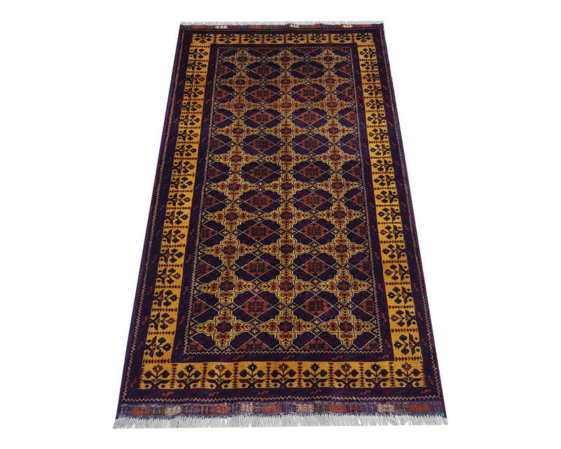 Gorgeous Afghan Marinoos Carpet 195 x 93 cm