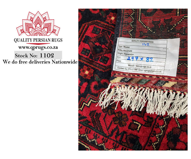 Beautiful fine Quality Khamyab Carpet 297 x 82cm