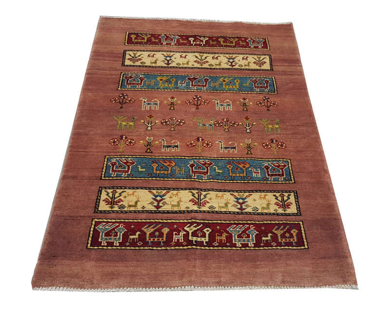 Stunning Afghan Ariana Choubi Carpet 152 X 101 cm
