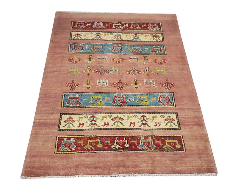 Stunning Afghan Ariana Choubi Carpet 152 X 101 cm