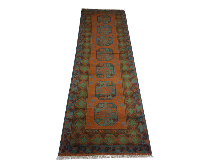 Fine Afghan Kunduz Carpet 285 x 79cm