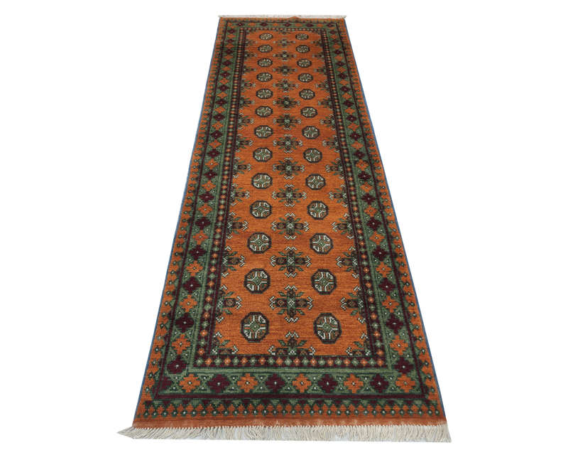 Stunning Afghan Kunduz Carpet 295 x 82 cm