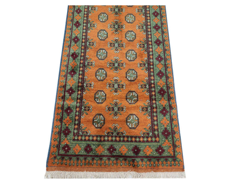 Stunning Afghan Kunduz Carpet 295 x 82 cm