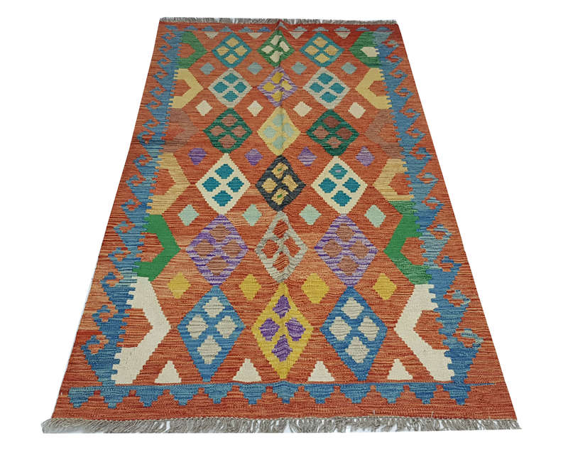 Fine Afghan Choubi kilim 202 x 105 cm