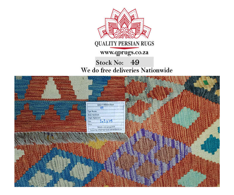 Fine Afghan Choubi kilim 202 x 105 cm