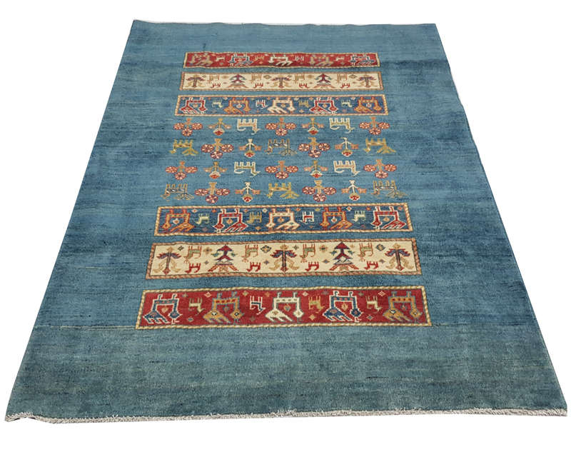 Gorgeous Afghan Handmade Ariana Carpet 183 x 127