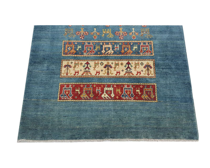 Gorgeous Afghan Handmade Ariana Carpet 183 x 127