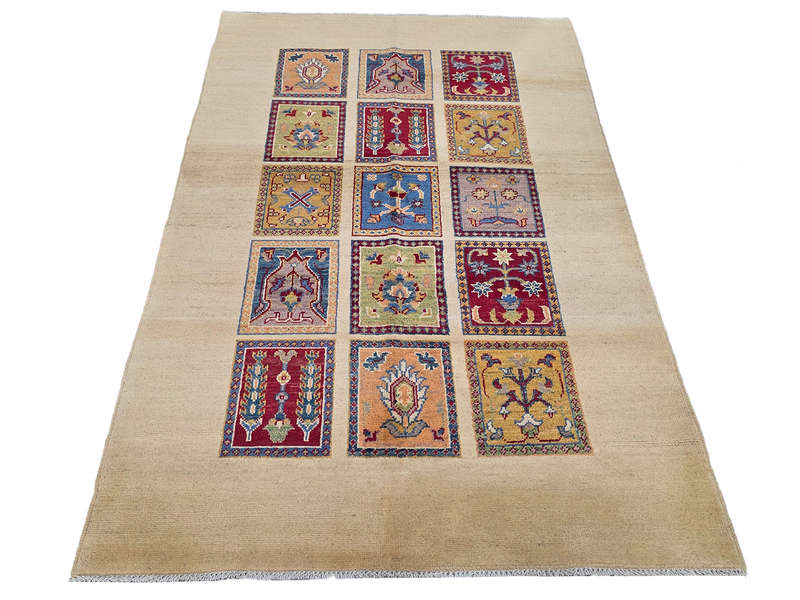 Fine Afghan Handmade Ariana Carpet 187 x 118 cm