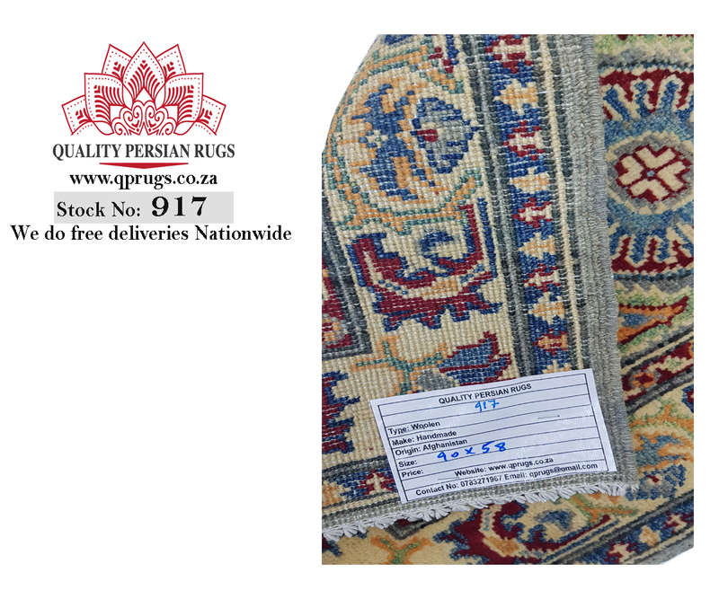 Gorgeous Afghan Ariana Carpet 90 x 58 cm