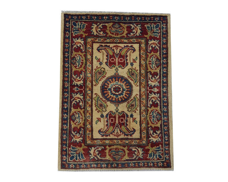 Beautiful Afghan Ariana Carpet 87 x 63