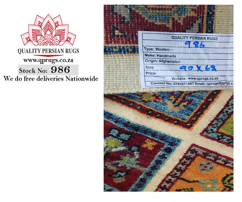 Fine Afghan Ariana Carpet 90 x 62 cm