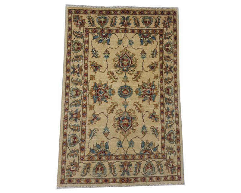 Fine Afghan Handmade Ariana Carpet  98 x 61 cm