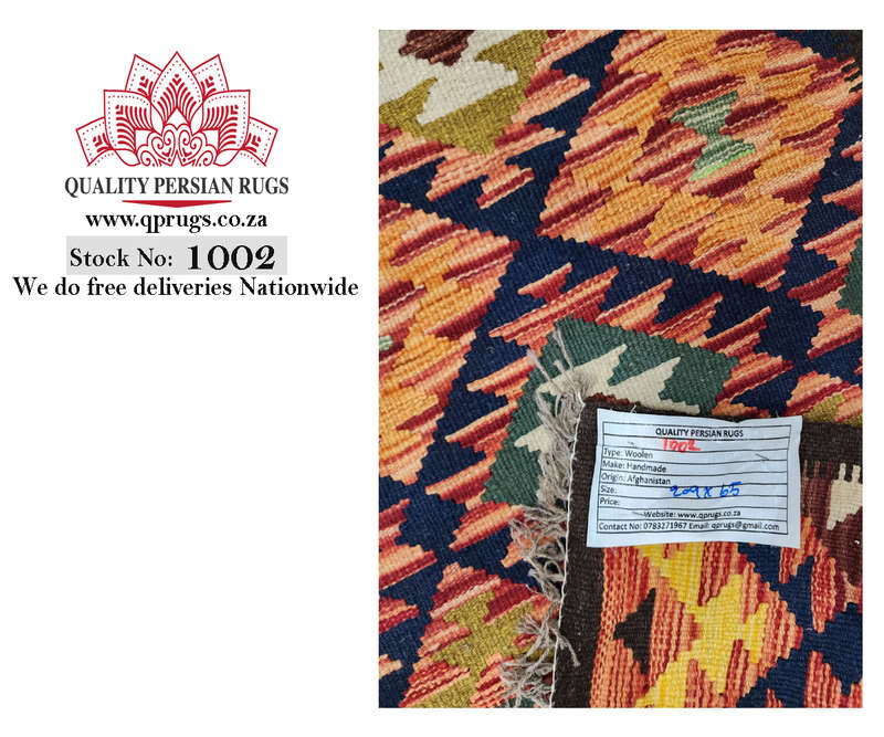 Gorgeous Afghan Maimana kilim 209 X 65 cm