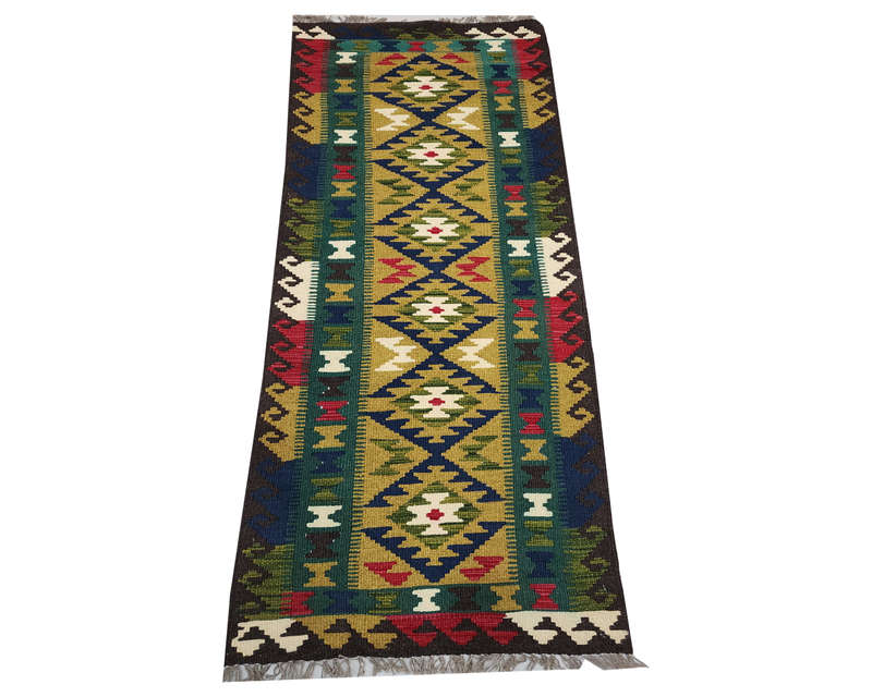 Beautiful Afghan Maimana kilim 205 x 63cm