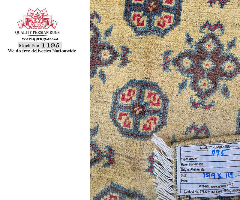 Stunning Afghan Kunduz Carpet 179 x 119 cm