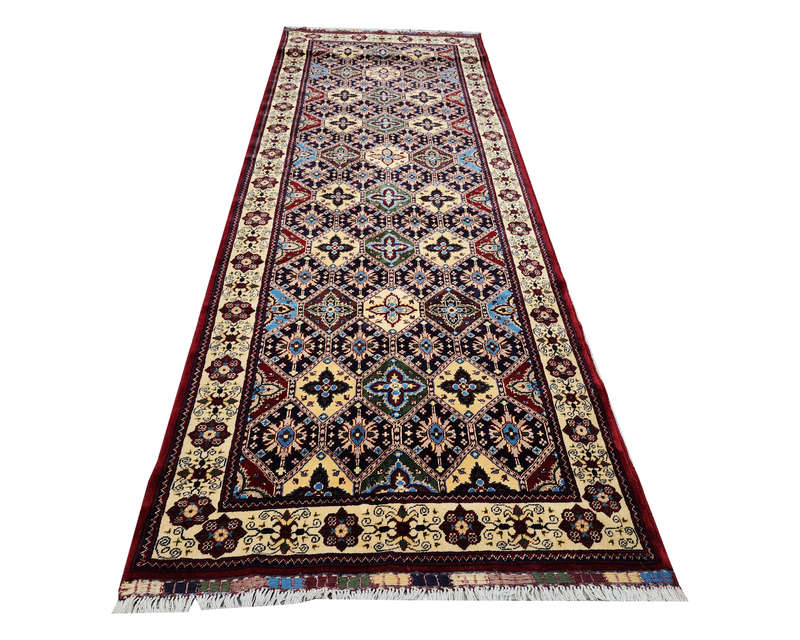 Incredible Afghan Marinoos Carpet 354 x 118cm