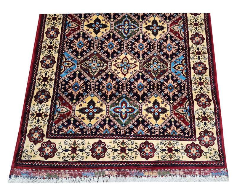 Incredible Afghan Marinoos Carpet 354 x 118cm