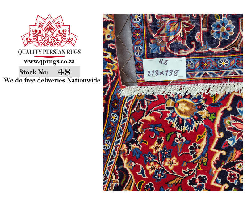 Gorgeous Fine Kashan Carpet 213 x 138CM