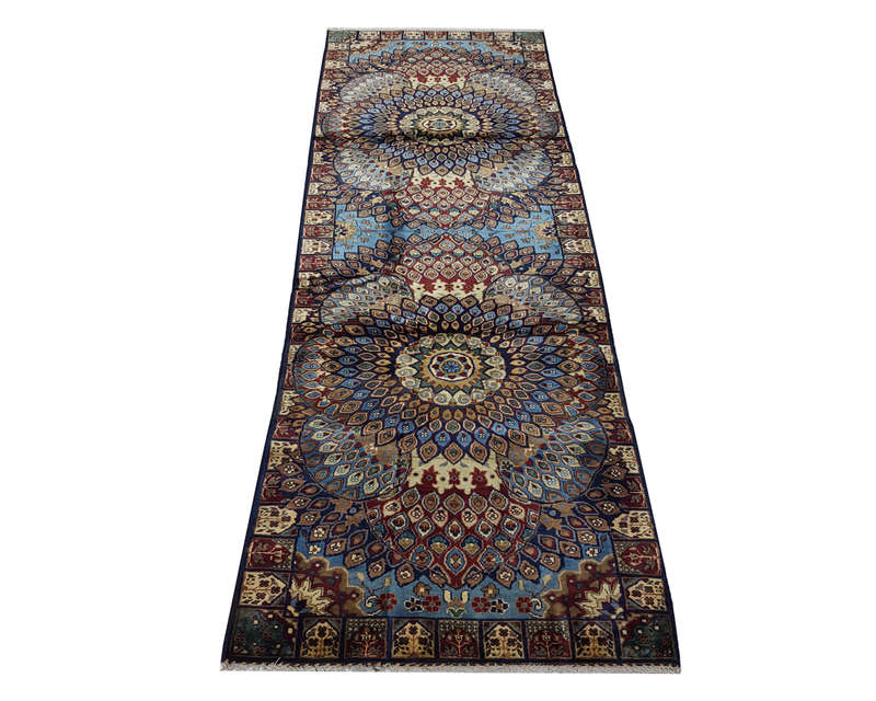 Gorgeous Peacock design Ariana Carpet 304 x 84 cm